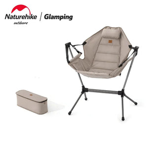 Naturehike-Outdoor Folding Rocking Chair, Autoreclining, Camping, - camperdeals.shop