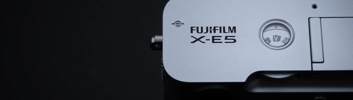 Fujifilm X-E5 silver header image