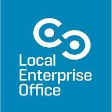 Local Enterprise Office Logo on a blue background.