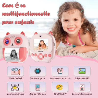 appareil photo enfant avec impression instantanee