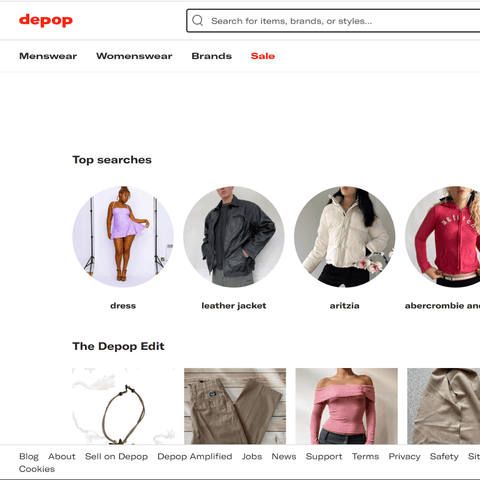 Seconde Main - Les meilleurs sites Depop