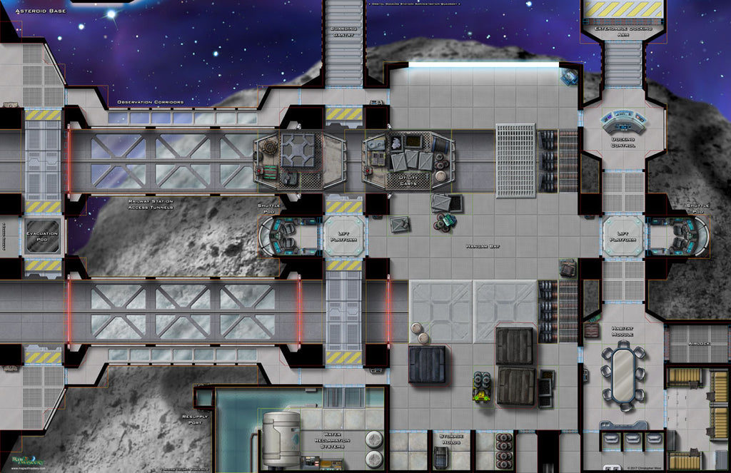 distant outpost battle map mining colony