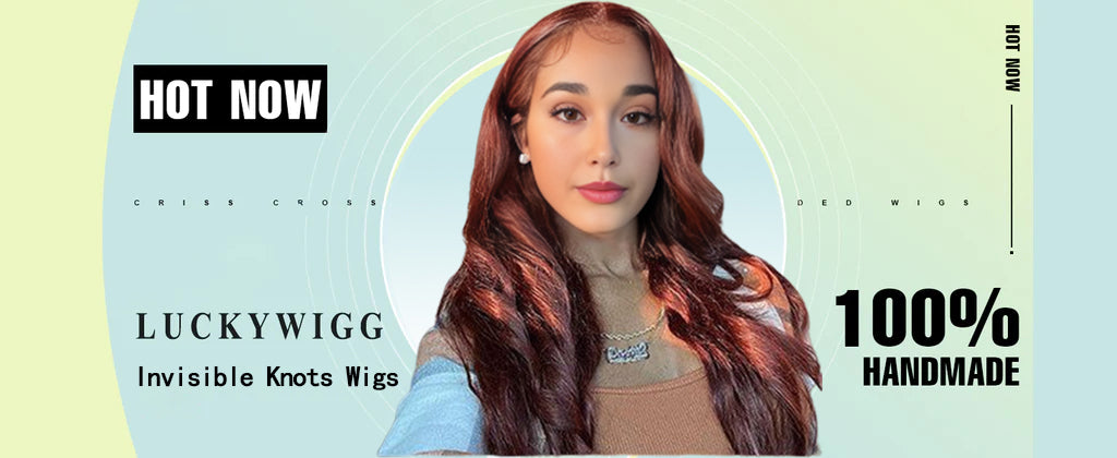 Wear Go Pre Cut HD Lace Human Hair Wigs #33 Auburn Reddish Brown Body Wave Real Glueless Wig