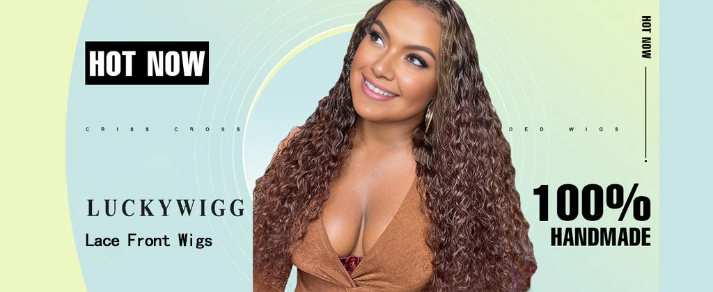 Brown Colored Human Hair Wigs Water Wave HD 13x4 Lace Front Wigs 180% Density Colored Wigs For Black Women