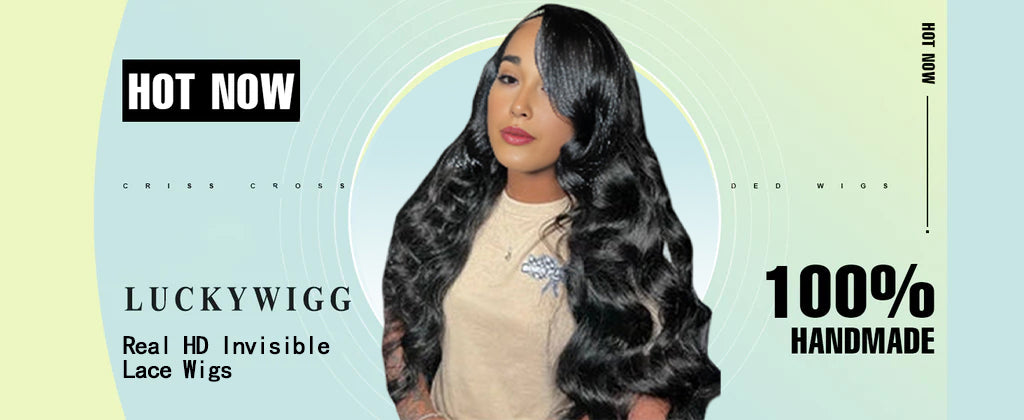 【HD Invisible Lace】Body Wave 13x6 HD Lace Frontal Hair Wigs Hair Invisible Thin Lace 100% Human Hair Wigs