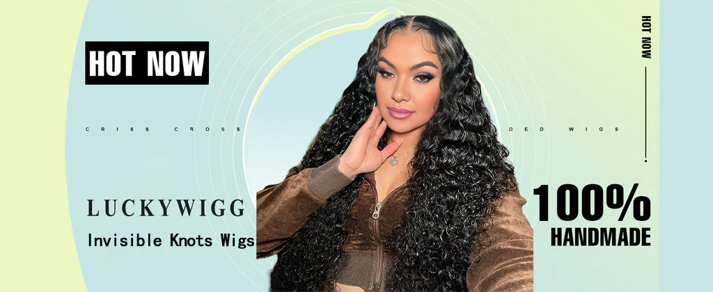 Invisible Knot Wear and Go Deep Wave Wig 13x6 Lace Frontal Wigs Pre Cut Wigs
