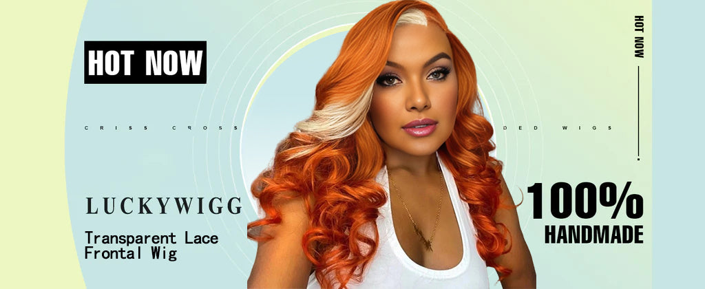 Ginger Blonde Wig 30 Inch Body Wave Human Hair Wig With Natural Hairline Lace Front Wig