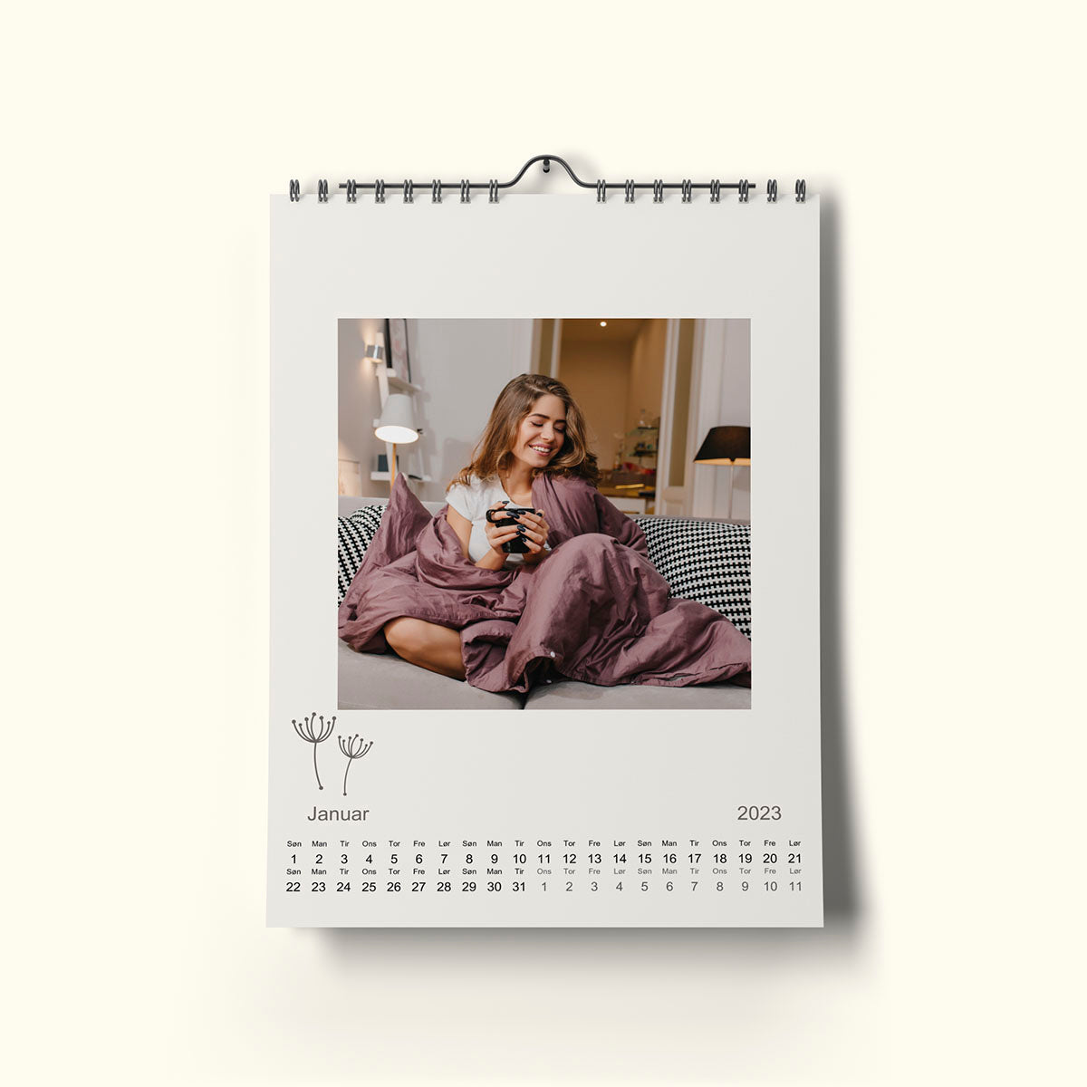 Billede af Rustik Kalender - Smal Design