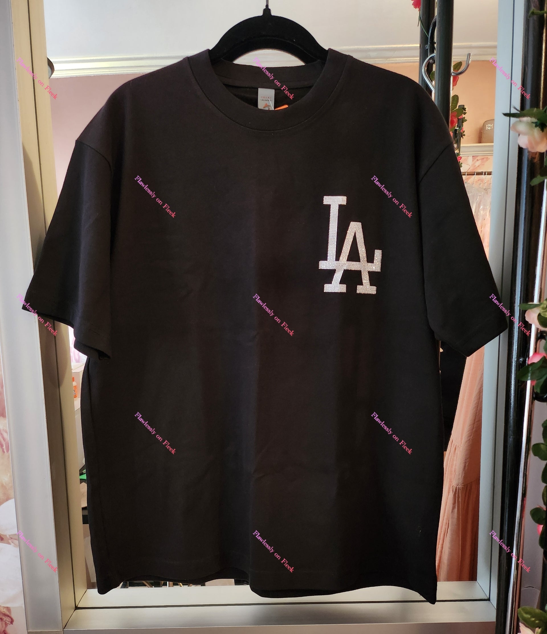 LA Rhinestone Logo Shirt