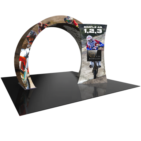 Elegant Arches - Elevate Your Brand with 123Displays