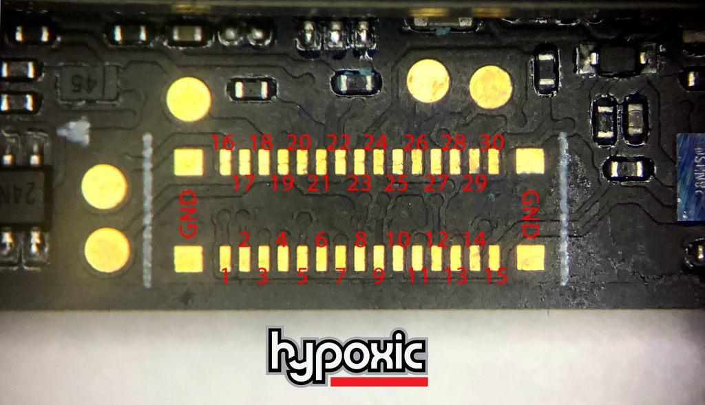 GoPro Development Connector Pinout by Hypoxic