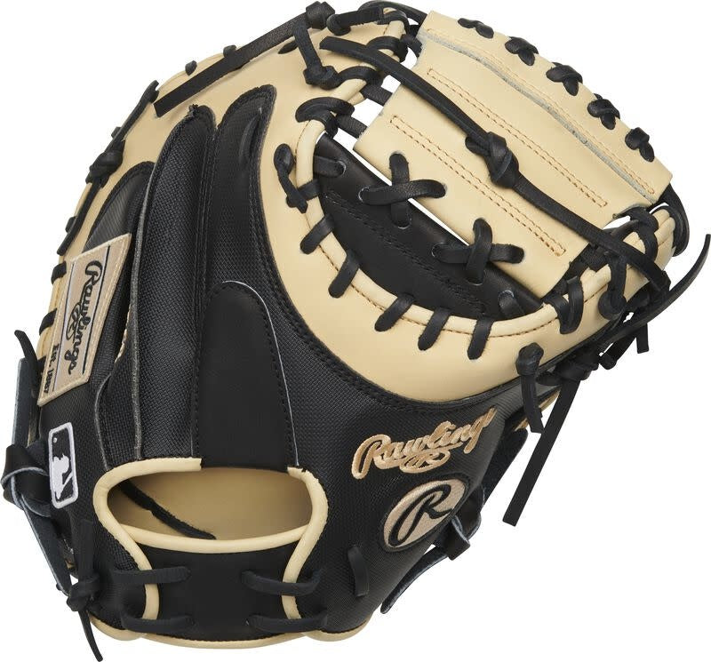 2022 Model Rawlings HYPER TECH R2G GOLD 2AF N/CAM Mitt 33 Baseball Catcher