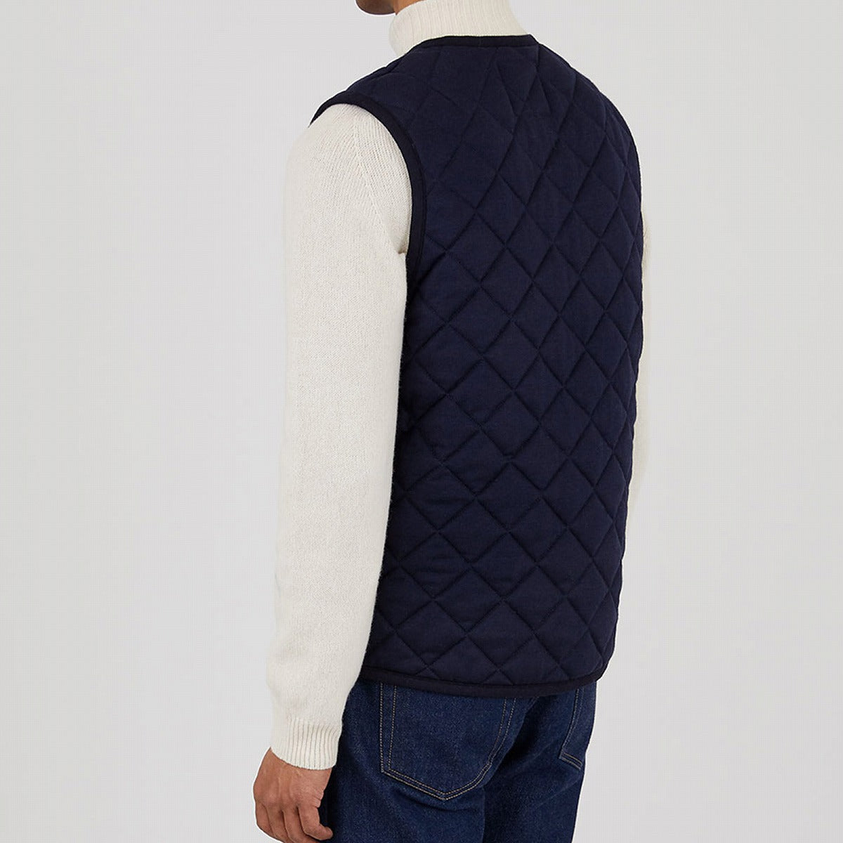 Sunspel X Lavenham Collarless Gilet Mens · ラベンハム ウェブストア