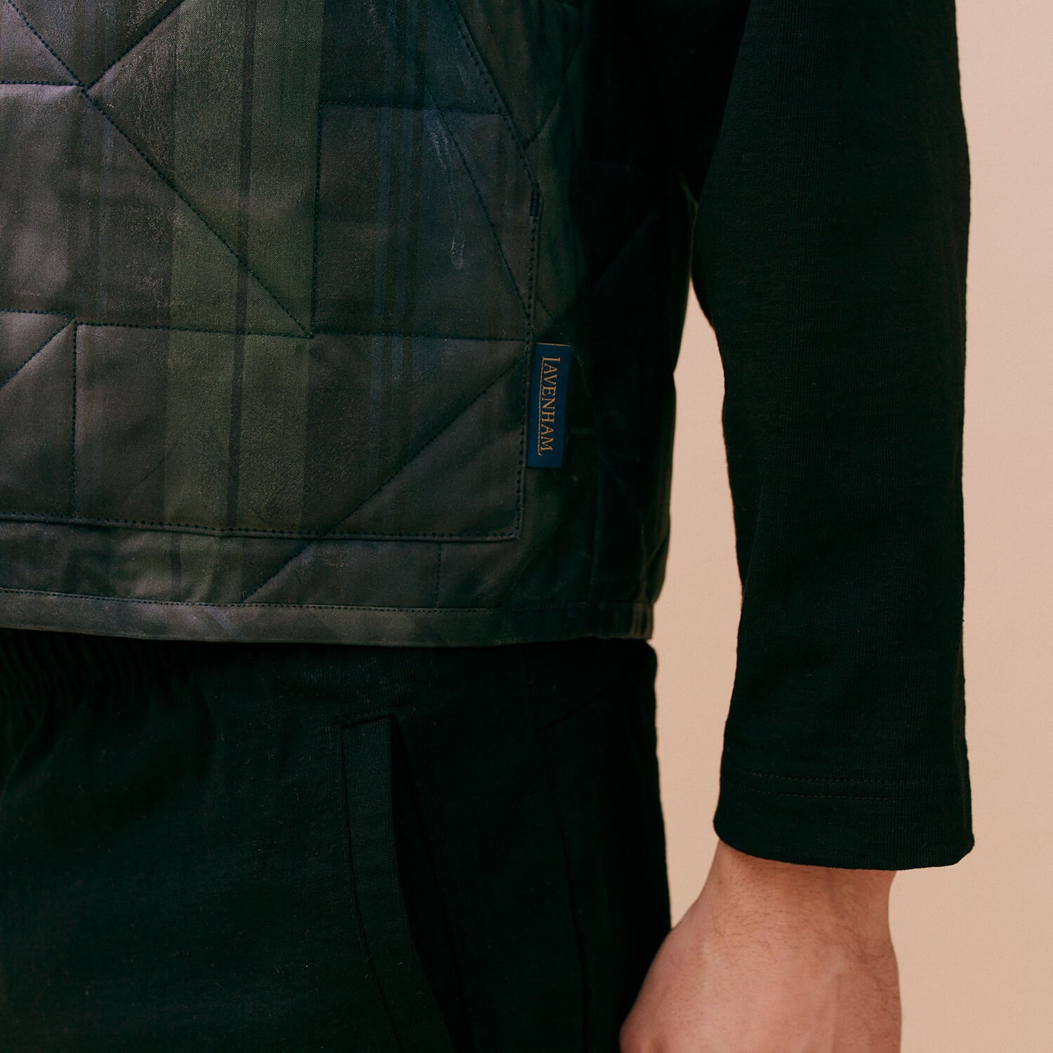 Blackwatch Wax Bomber Gilet Mens · ラベンハム ウェブストア