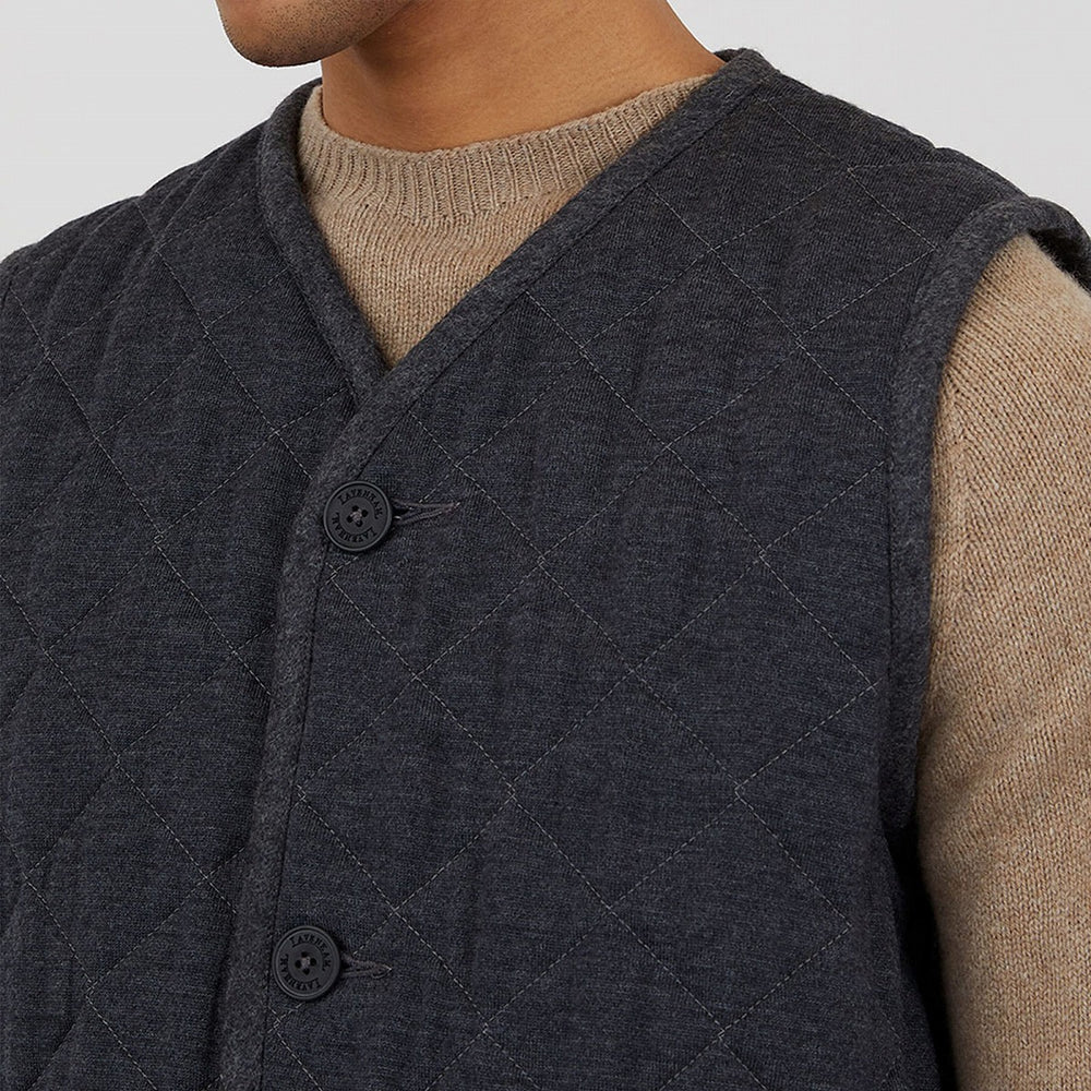 Sunspel X Lavenham Collarless Gilet Mens · ラベンハム ウェブストア