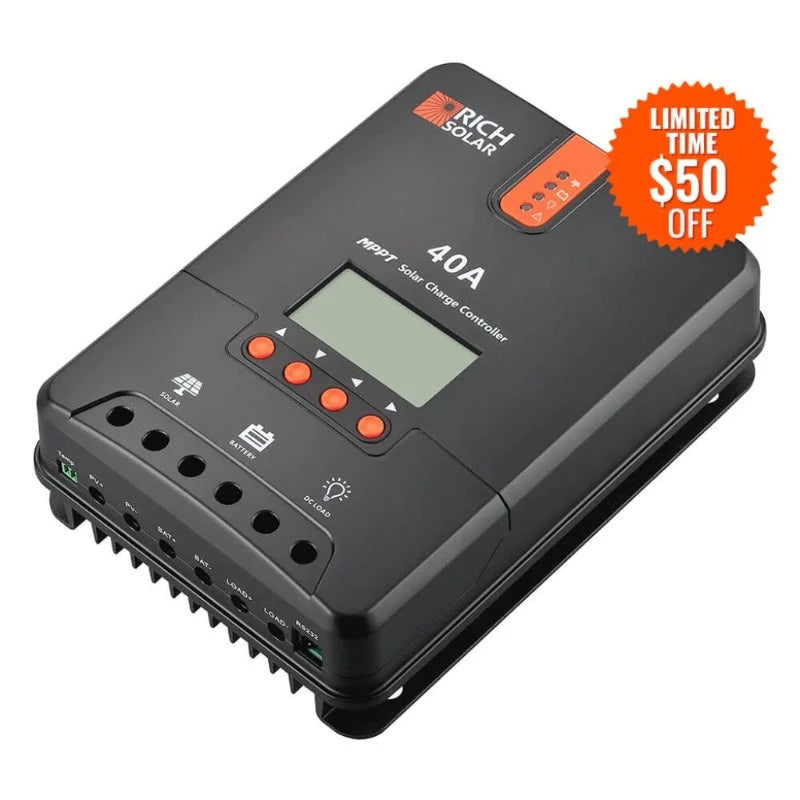 40 Amp MPPT Solar Charge Controller