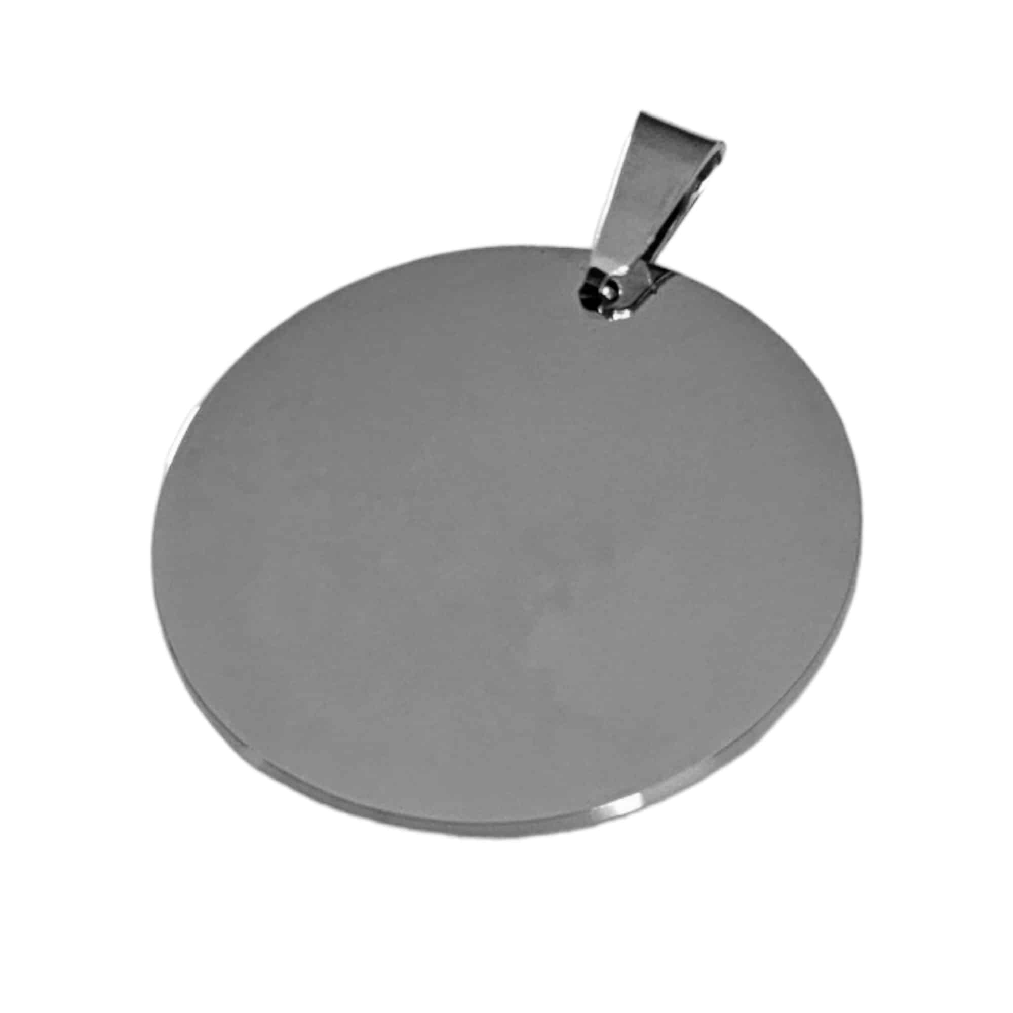 Medalion argintiu cerc
