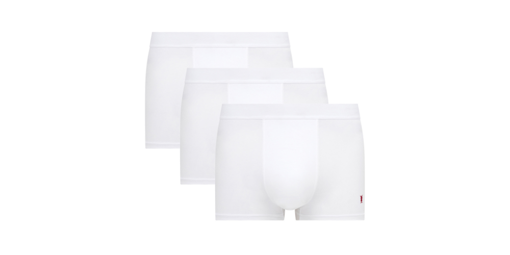 3-Pack White Premium Cotton Boxer-briefs - McRabbit