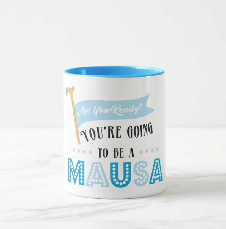 Baby Shower Mug-Tasse: Bébé arrive- Petit Ours Pink