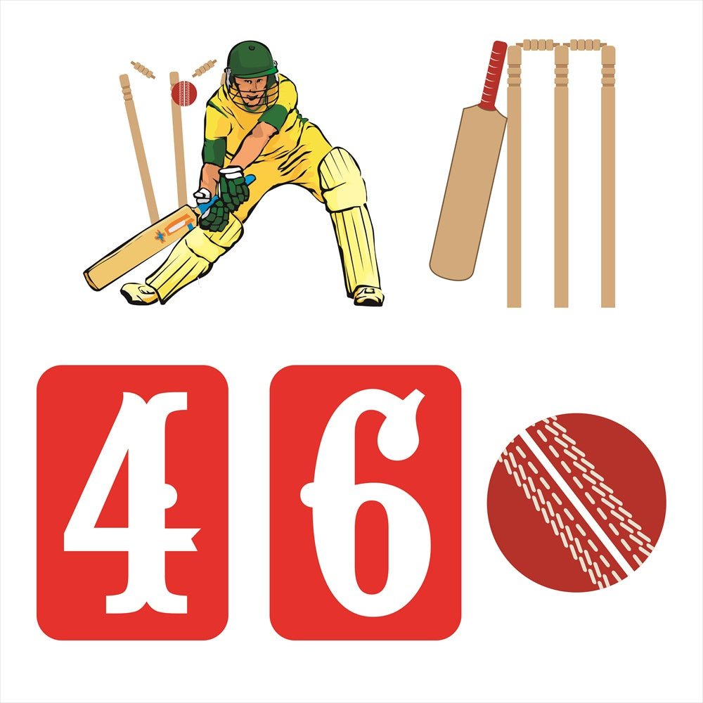 Cricket Theme Cutouts – PRETTY UR PARTY