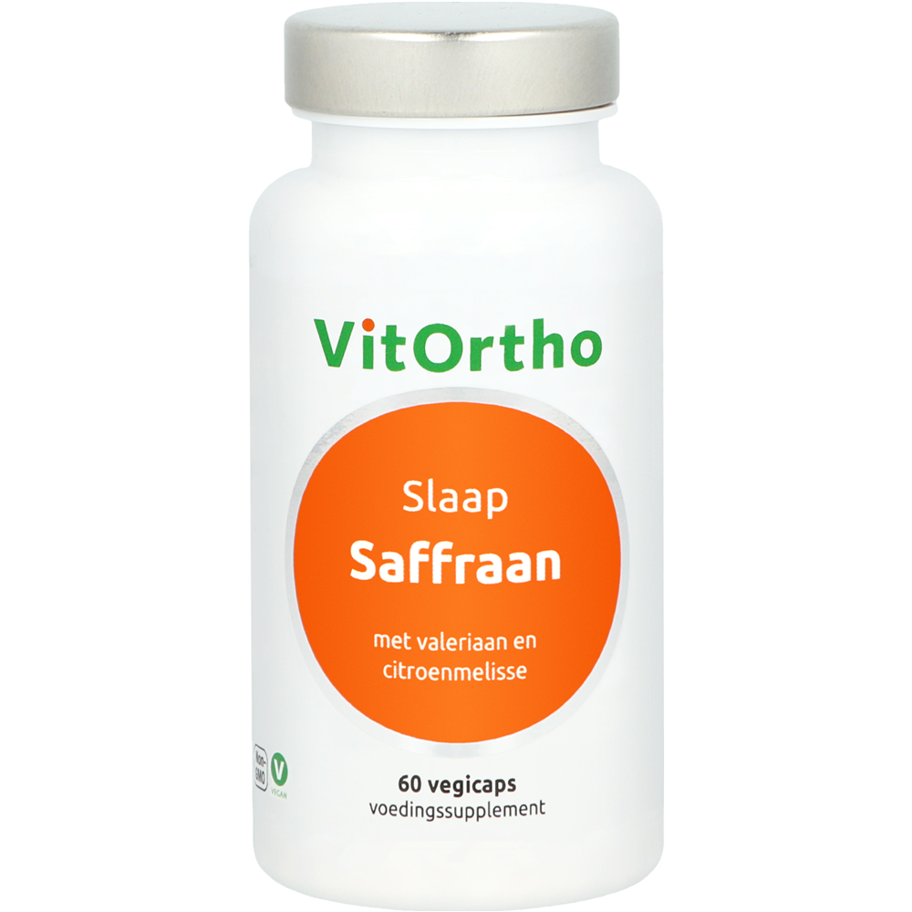 Saffraan slaap 60 capsules - Vitortho