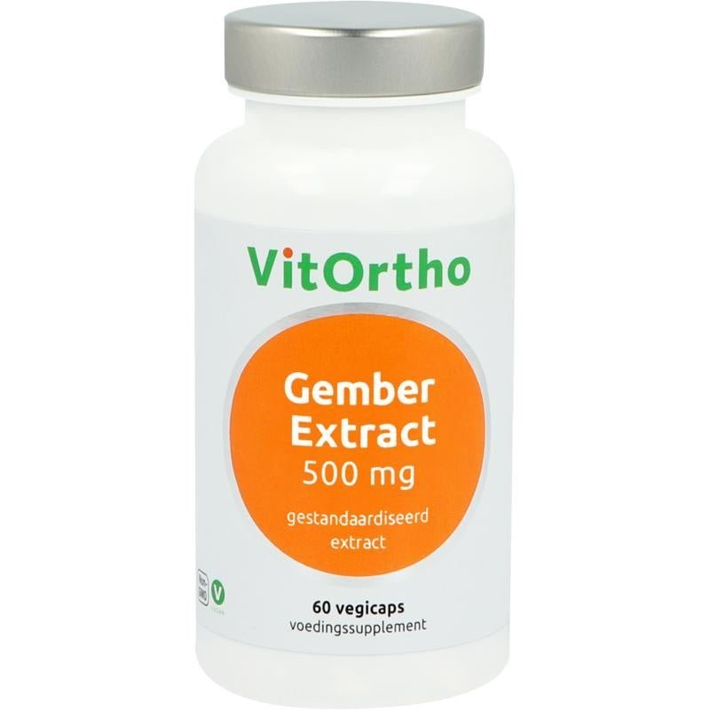 Gember extract 500 mg - VitOrtho
