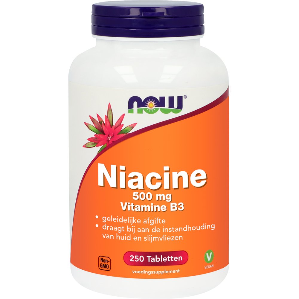 Niacine 500 mg vitamine B3 - NOW Foods