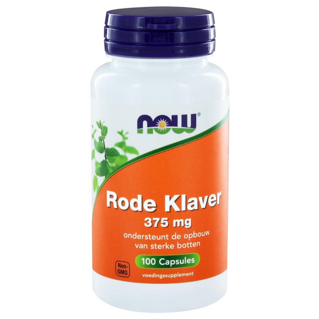 Rode Klaver 375 mg - NOW Foods