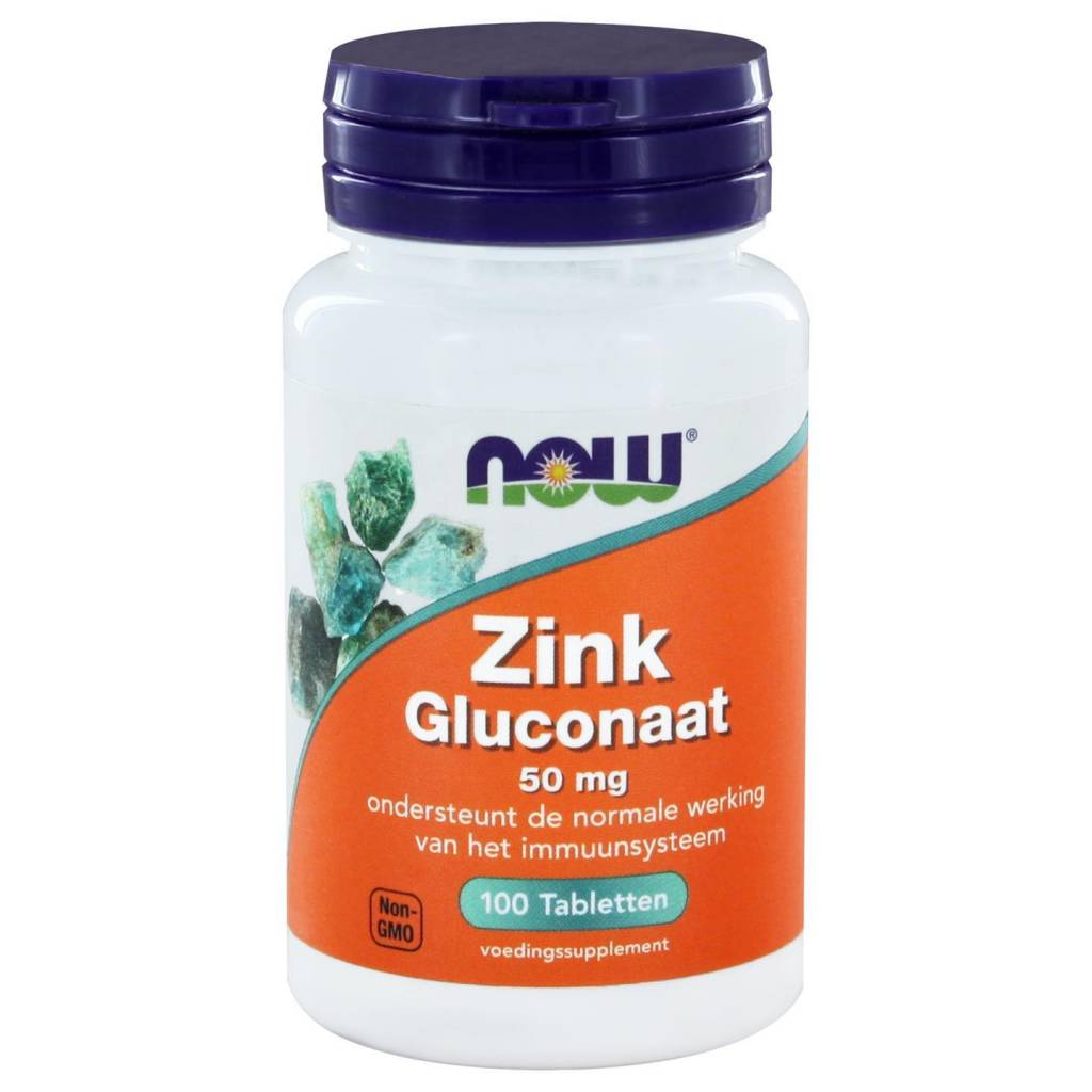 Zink Gluconaat 50 mg - NOW Foods