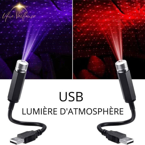 Projecteur ciel étoilé - Veilleuse et projecteur port USB – Une