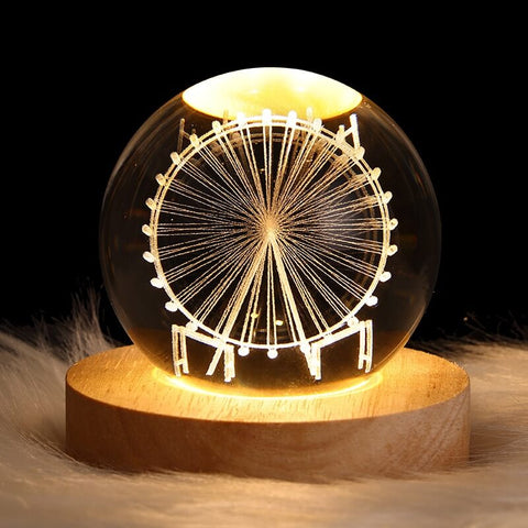 lampe de chevet thématique grande roue idée cadeau