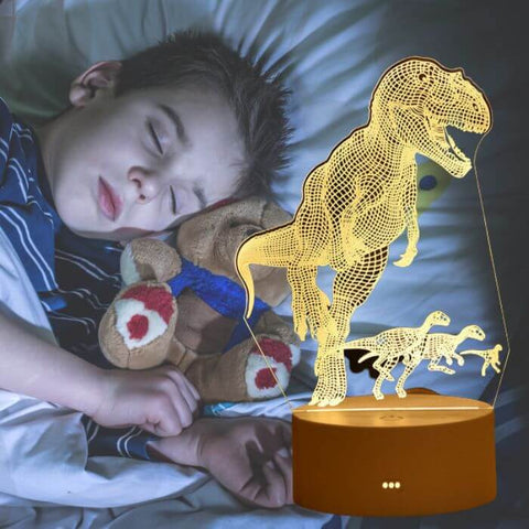 La lampe frontale originale à DEL DinoBryte - Lampe frontale dinosaure T-Rex  pour enfants  Lampe de poche de lampe de tête de jouet de dinosaure pour  les garçons, les filles ou les adultes : : Sports et Loisirs