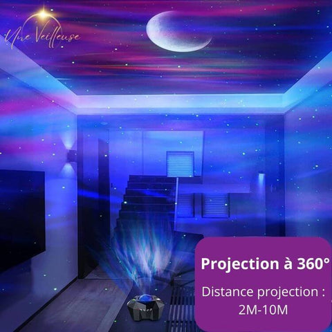 Projecteur galaxie - Veilleuse projection plafond pour maison