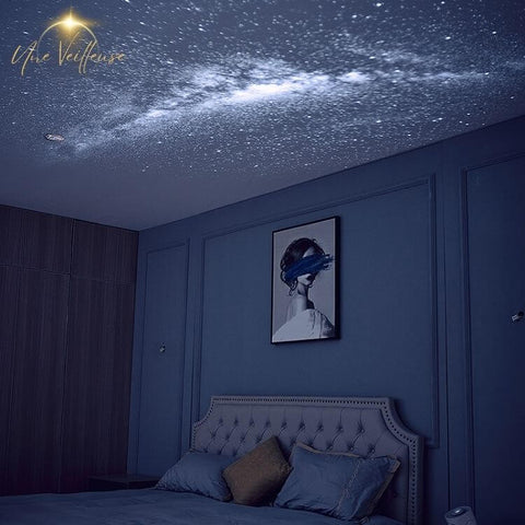 Projecteur galaxie - Veilleuse projection plafond pour maison