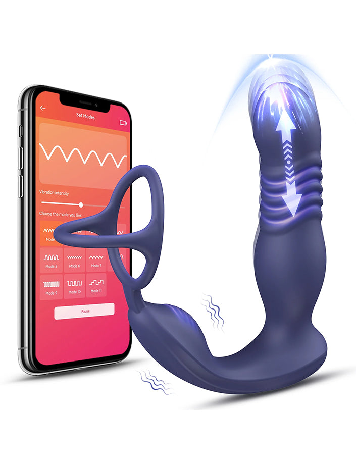 PINKLURE 前列腺按摩棒 震動肛門塞 會陰部刺激 APP遠程控制 男性用情趣用品