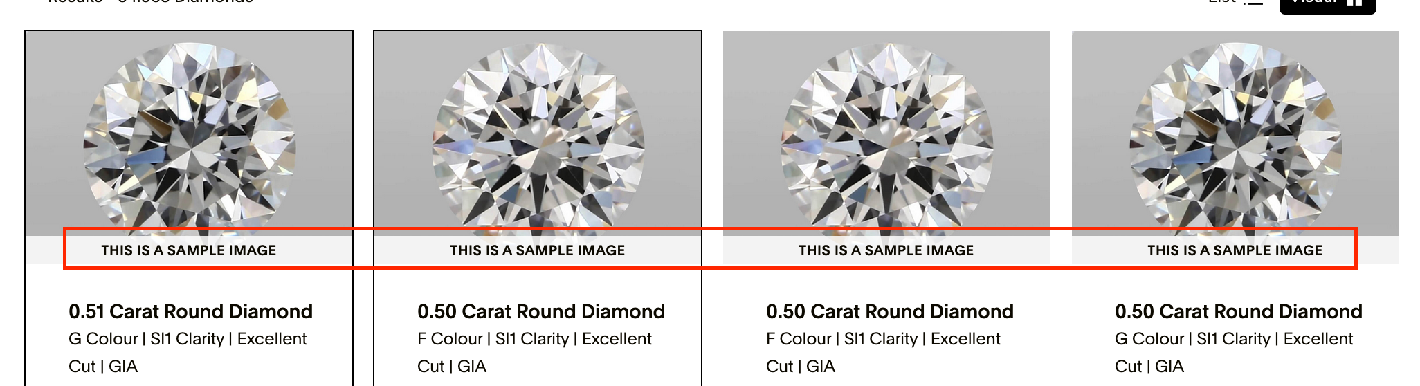 Online retailers mostly do not sell beautiful diamonds