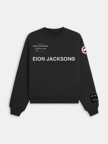 EION JACKSON® CANADA GOOSE HOODIE [BLACK]