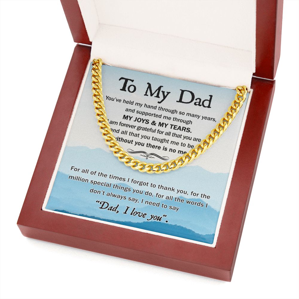 Cuban Link Chain | Dad - Held My Hand