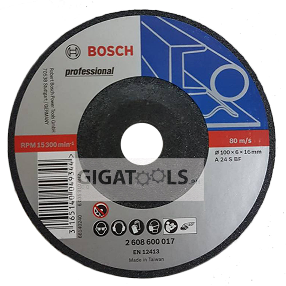 Bosch Grinding Disc 4 For Metal 2608600017 Gigatools Industrial Center