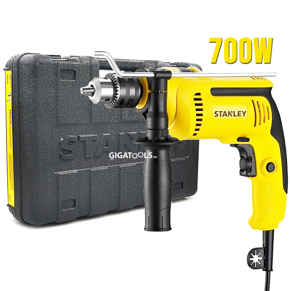 Stanley SDH700 Professional Impact / Hammer Drill (13mm) 700W with Har