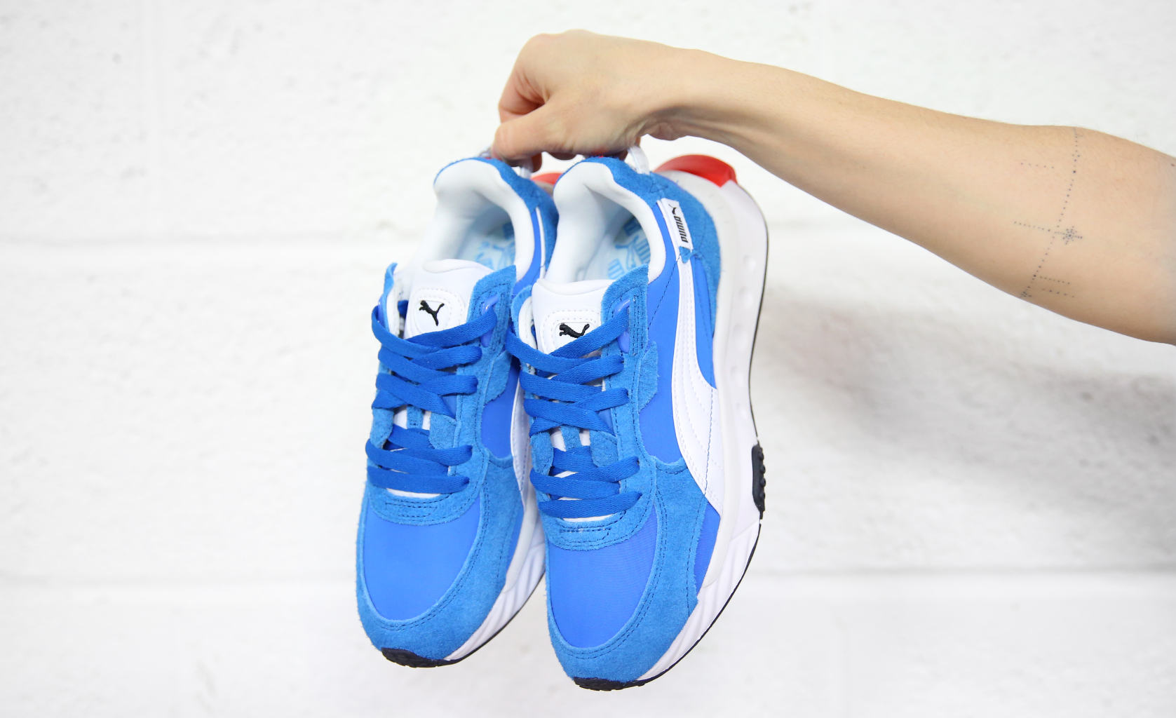 Puma Wild Rider Vintage Blue Trainers