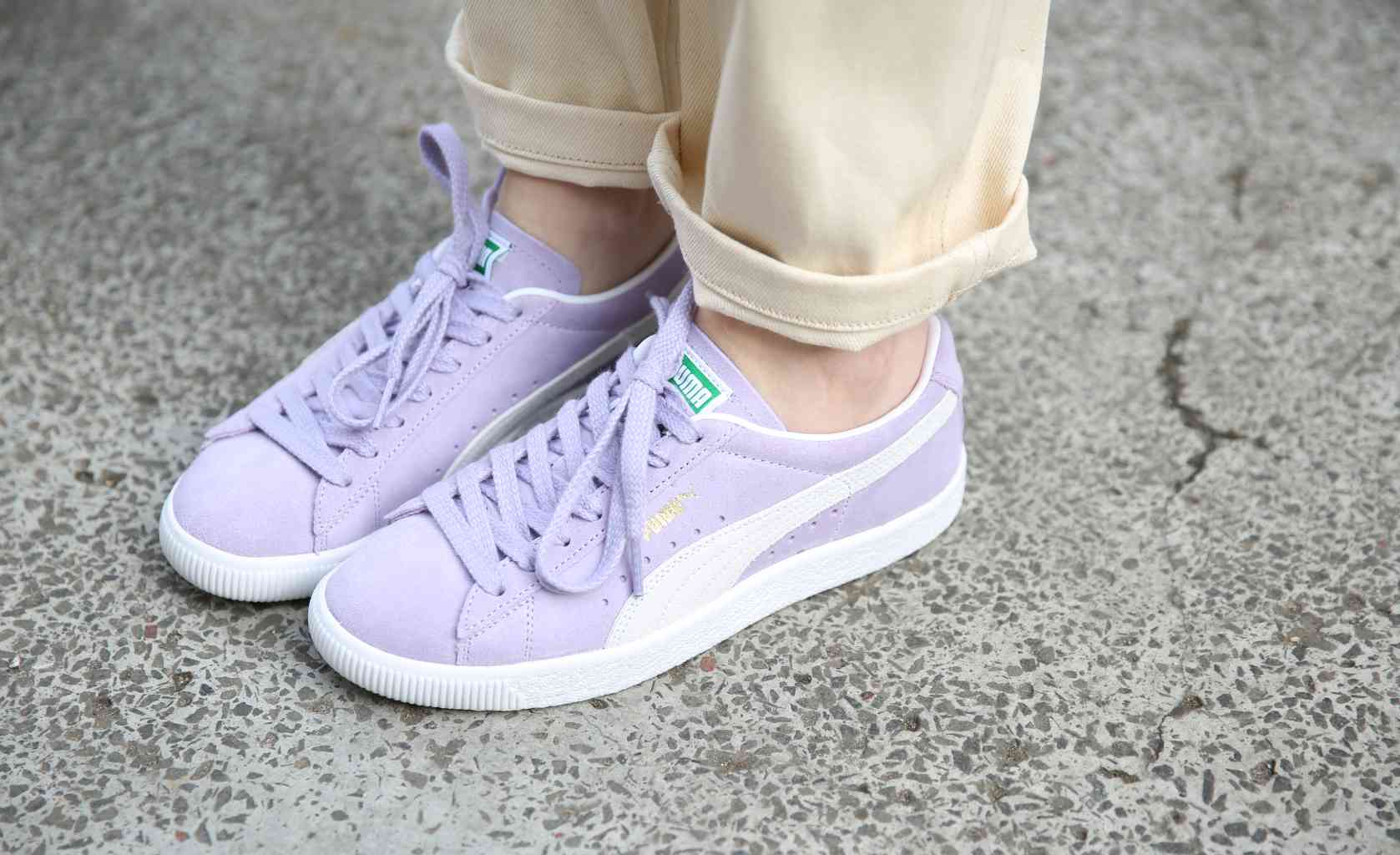 Purple Puma Sued Trainers