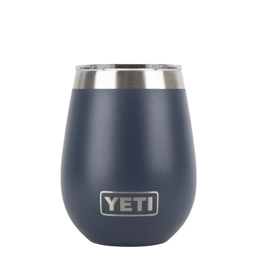 YETI Rambler 10oz Wine Tumbler MS Navy - pam pam 