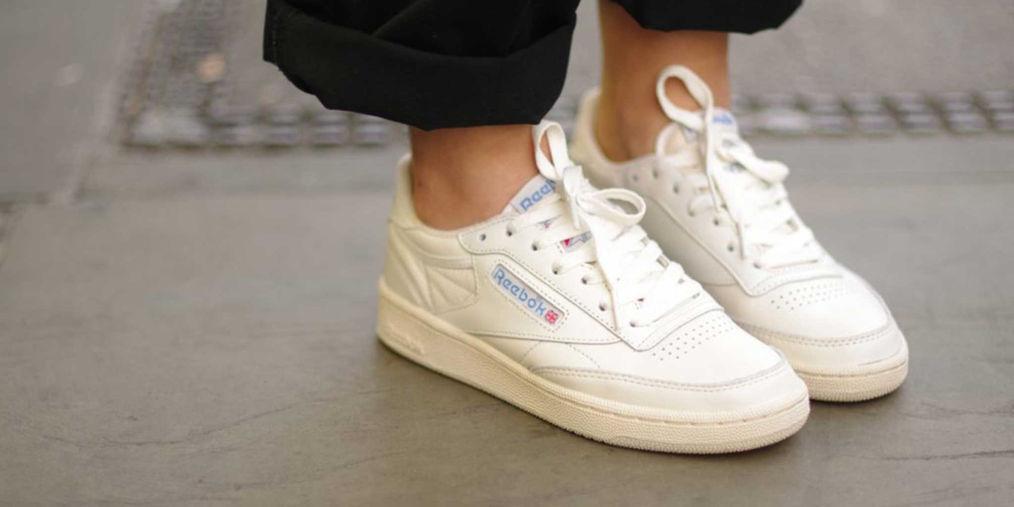Reebok Club c 85 Vintage in Athletic Blue and Glen Green - Pam Pam ...