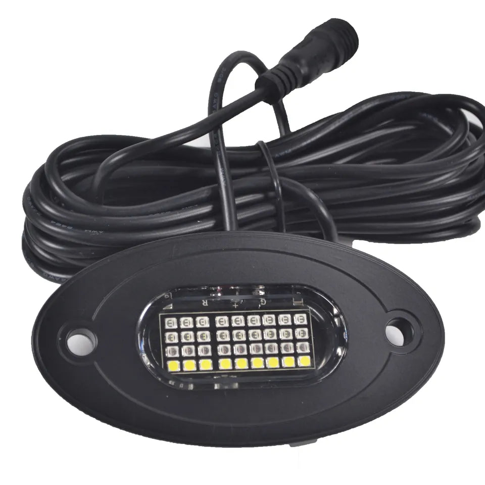 36 Chip High Intensity RGB+W Rock Light Kit