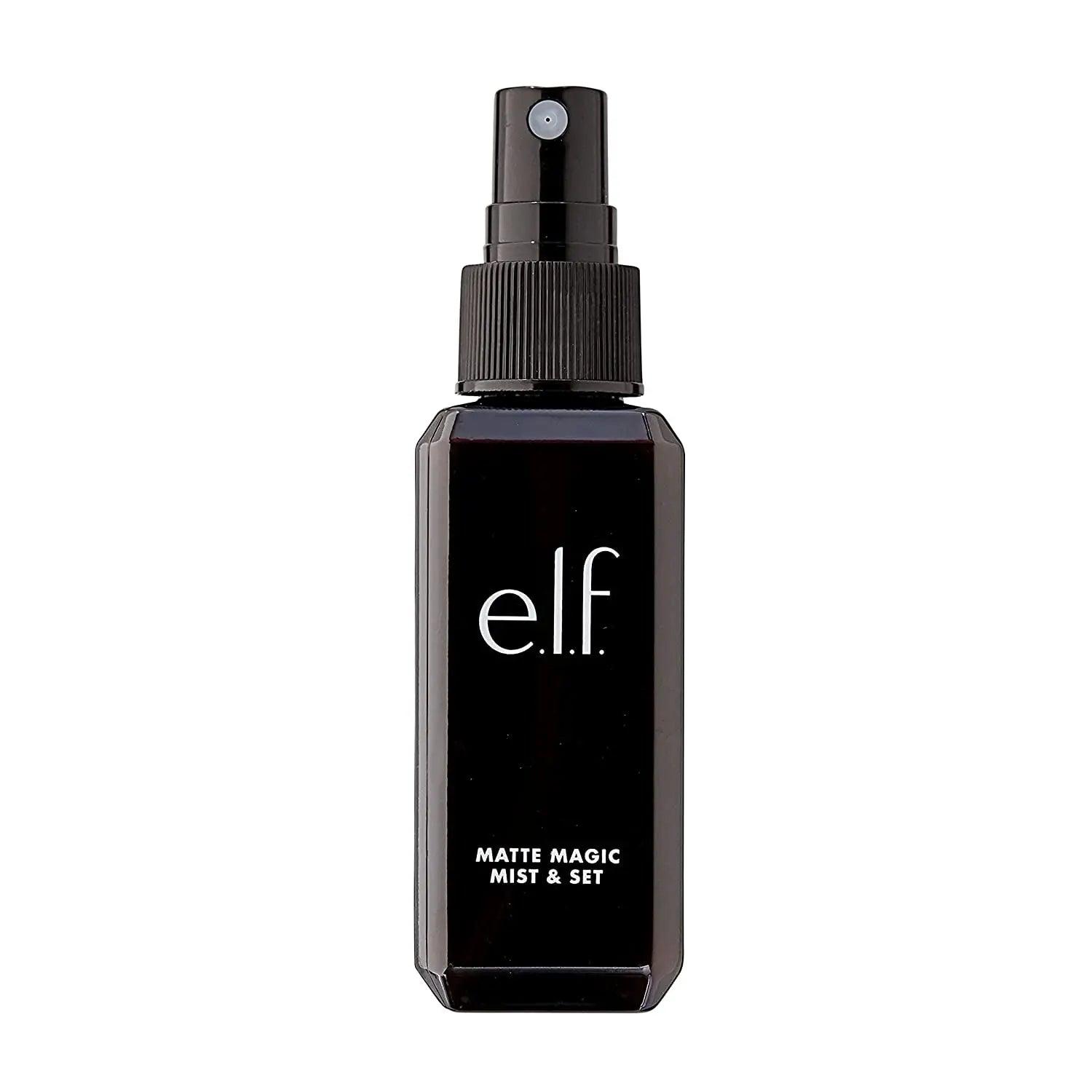 E.L.F., Matte Magic Mist & Set - Small, Lightweight, Long Lasting, Mattifying, Revitalizes, Controls Shine, Refreshes, Hydrates, All-Day Wear, 2.02 Fl Oz