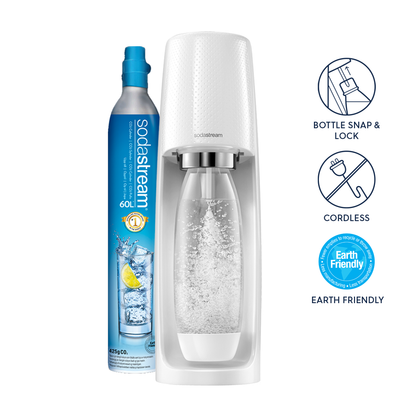 Spirit White Sparkling Water Maker – SodaStream MY