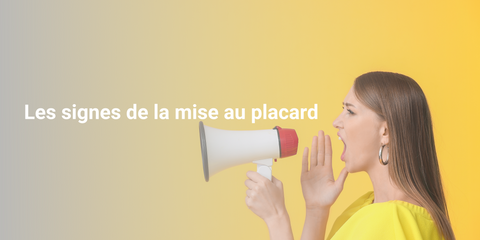 appel a l'aide signes mise au placard