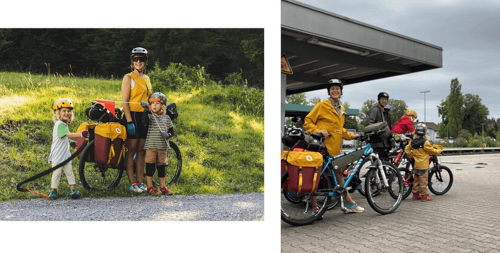 Alpen X Alpenüberquerung Fahrrad Via Claudia mit Kinder Fjällräven Specialized