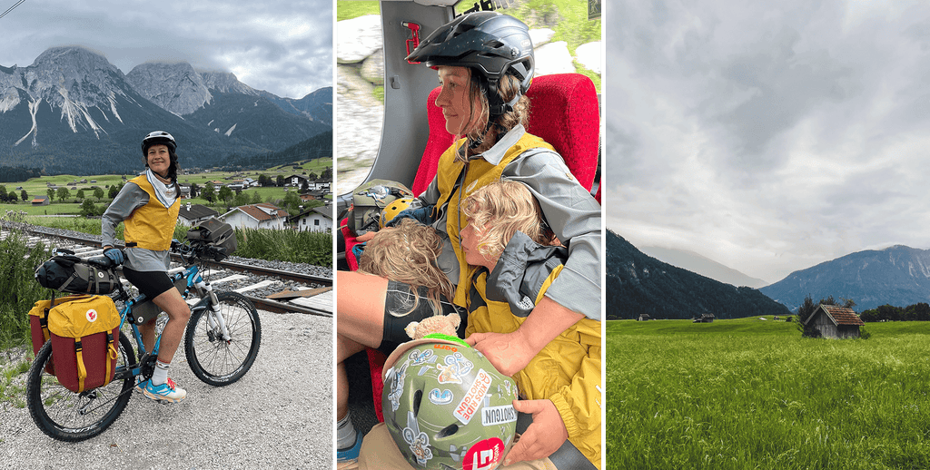 Alpen X Alpenüberquerung Fahrrad Via Claudia mit Kinder Fjällräven Specialized Tirol Ehrwald Zugspitze Imst Shuttlebus